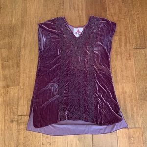 Johnny Was Velvet Tunic
